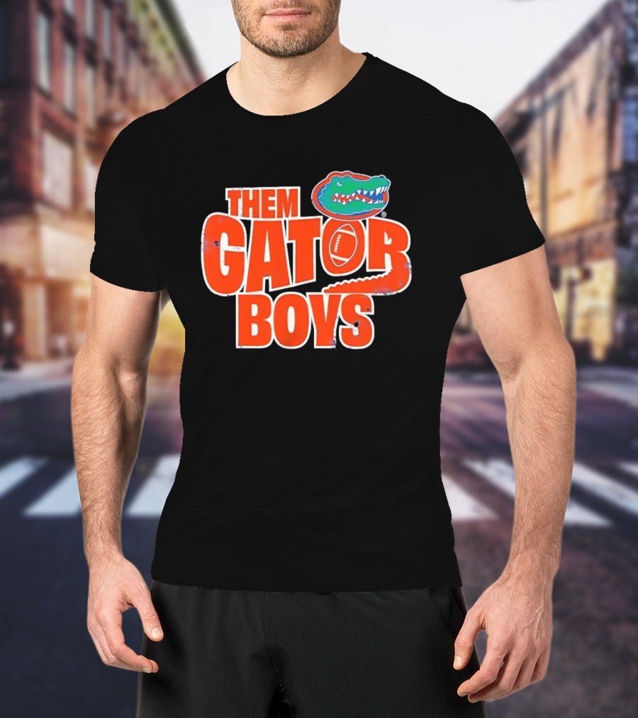 Them Gator Boys Florida Gators Football Distressed T-Shirt