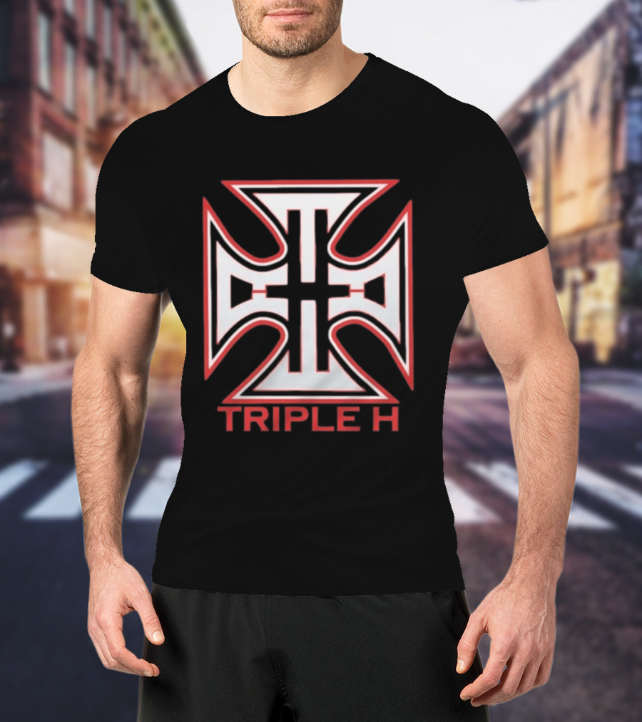 Triple H Iron Cross WWE Wrestling The Game T-Shirt