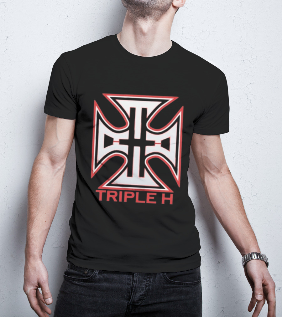 Triple H Iron Cross WWE Wrestling The Game T-Shirt