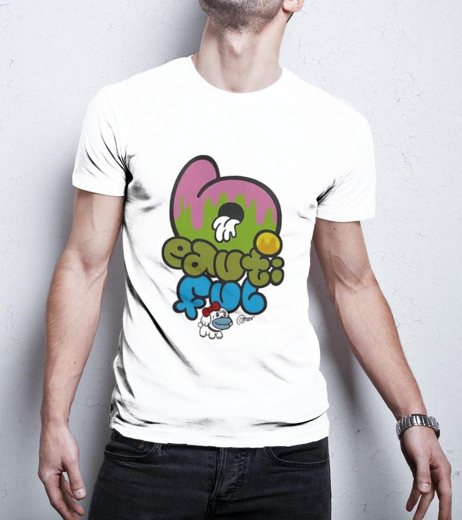 Beautiful Graffiti Melting Popsicle Drip T-Shirt