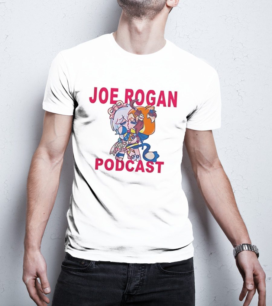 Joe Rogan Podcast Chibi Anime Manga T-Shirt