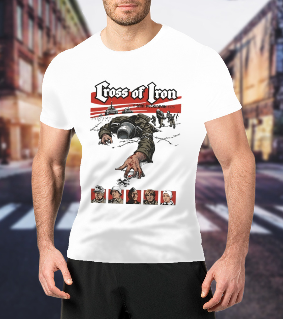 Cross Of Iron Sam Peckinpah Film War Movie Artillery Soldiers Portraits T-Shirt
