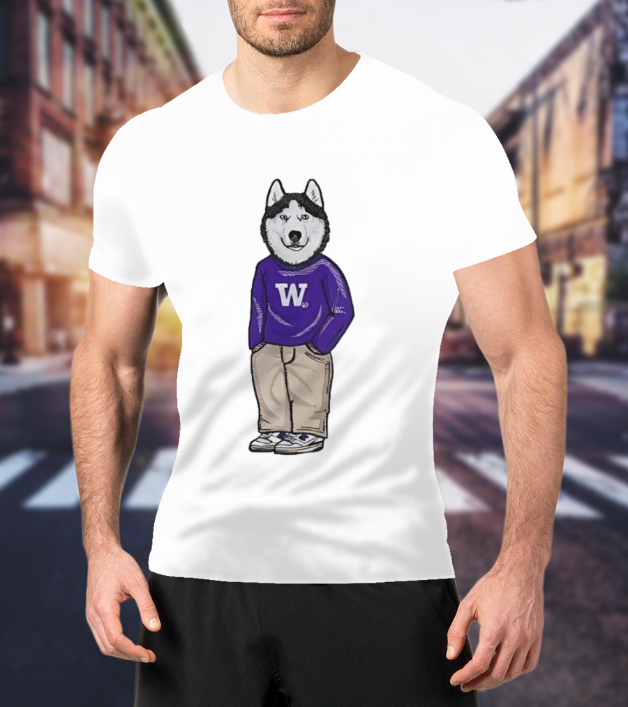 University Of Washington Husky Streetwear Boy UW W T-Shirt