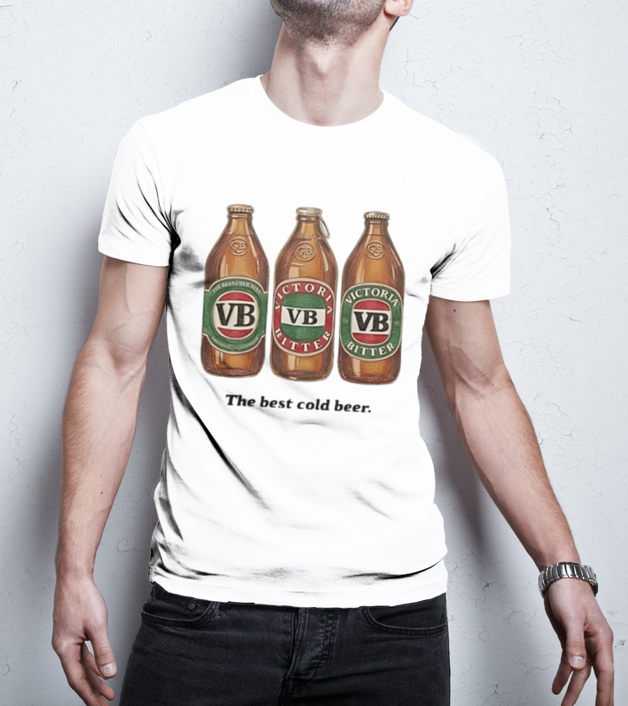 Victoria Bitter VB The Best Cold Beer Bottles T-Shirt