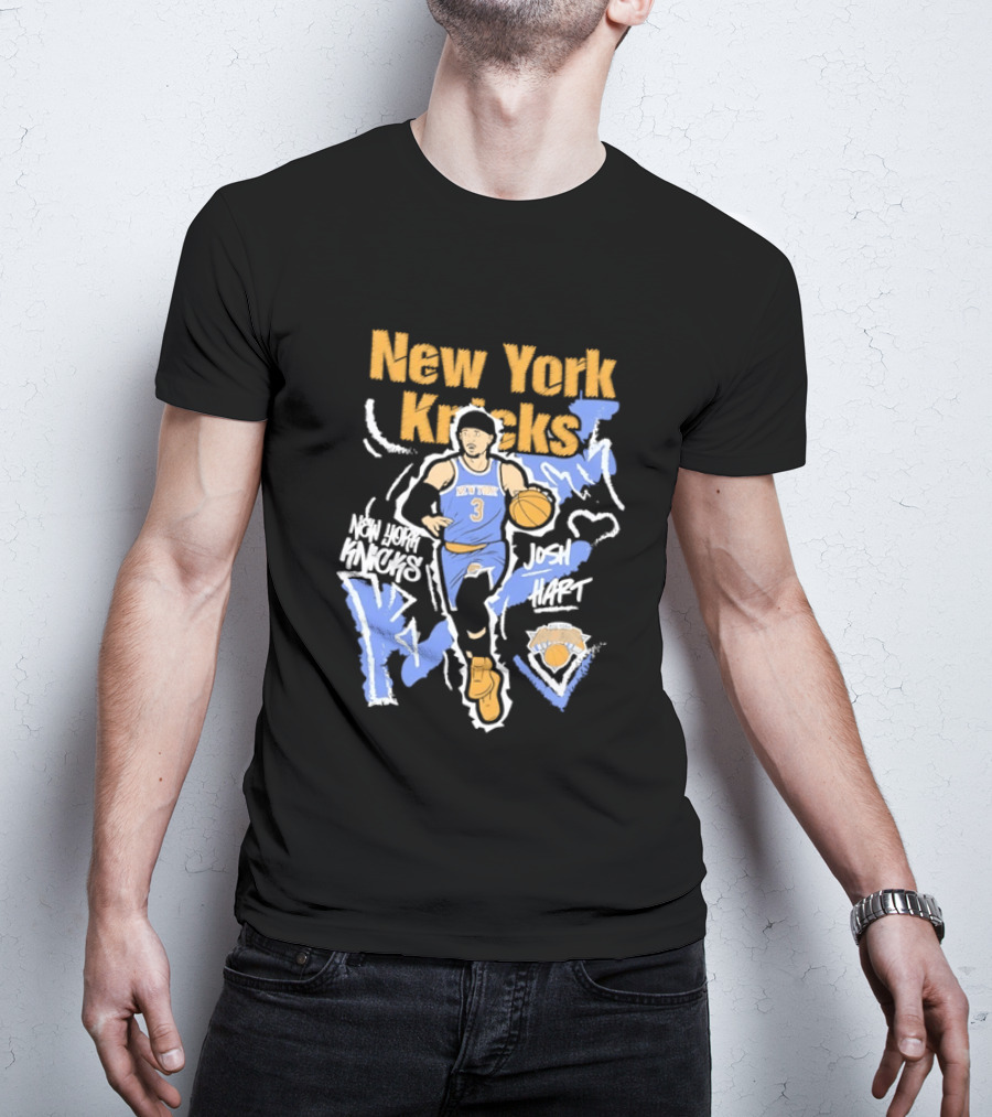 New York Knicks Josh Hart 3 NBA Basketball Player T-Shirt