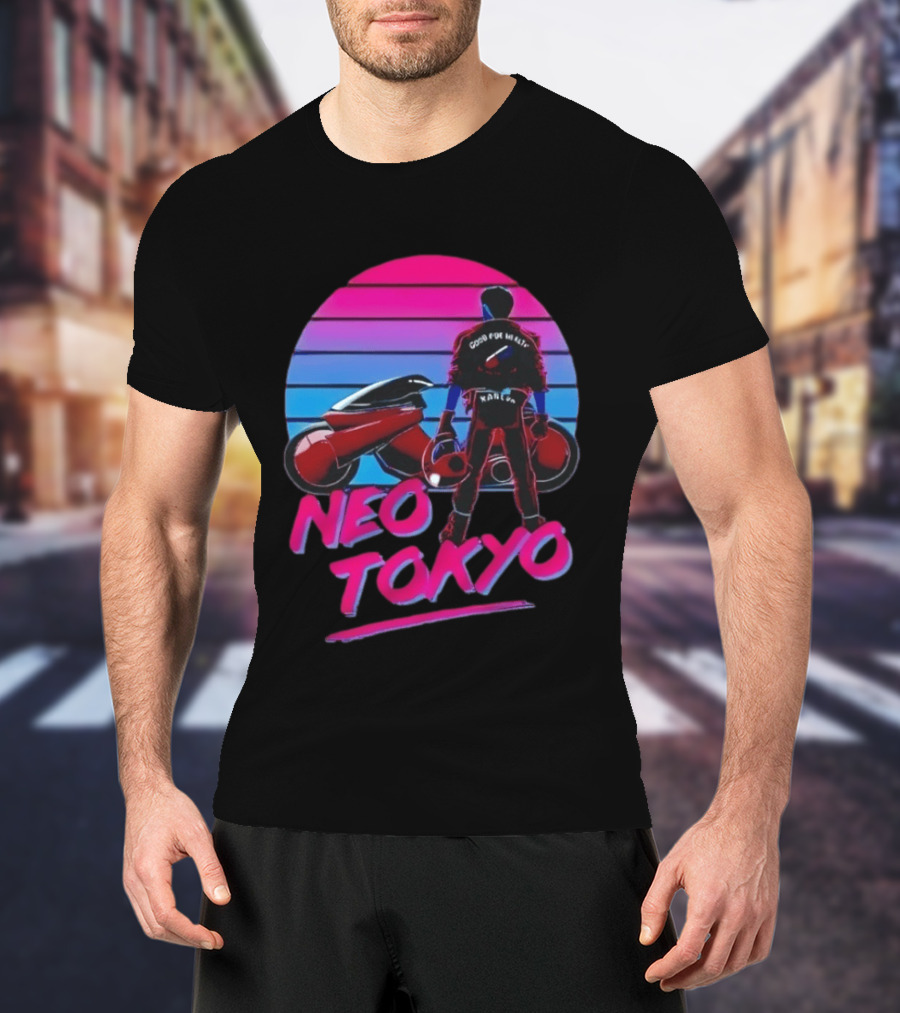 Kaneda Neo Tokyo Good For Health Bad For Education T-Shirt