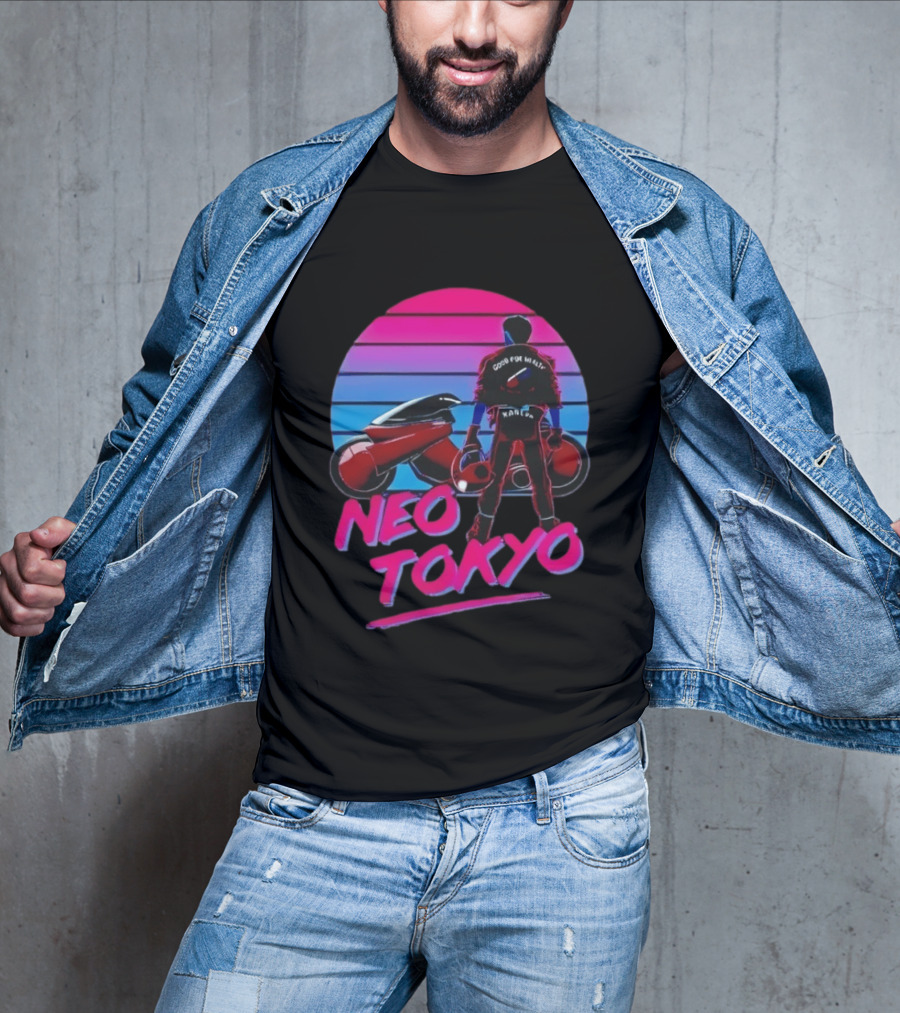 Kaneda Neo Tokyo Good For Health Bad For Education T-Shirt