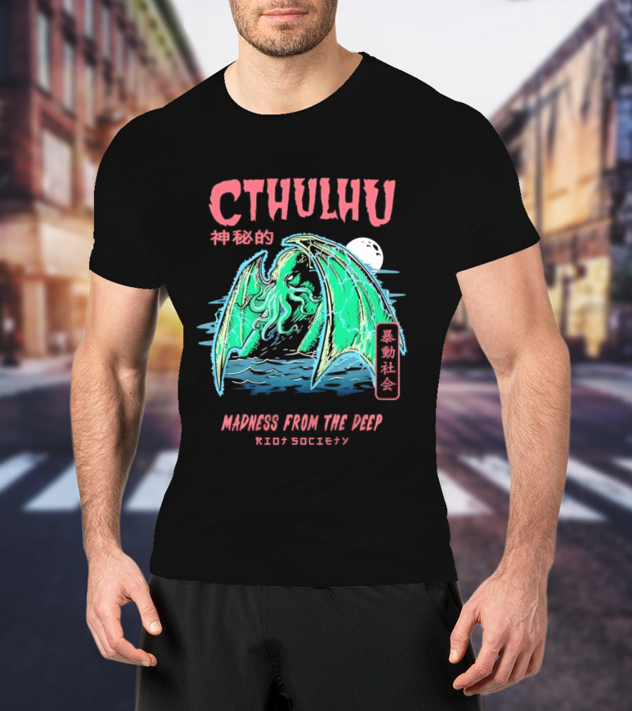 Cthulhu Madness From The Deep Riot Society T-Shirt