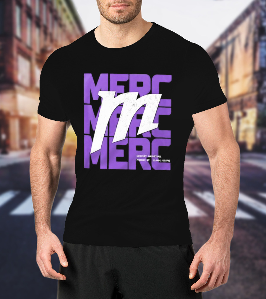 Phoenix Mercury X Factor MERC Basketball Team WNBA Arizona T-Shirt