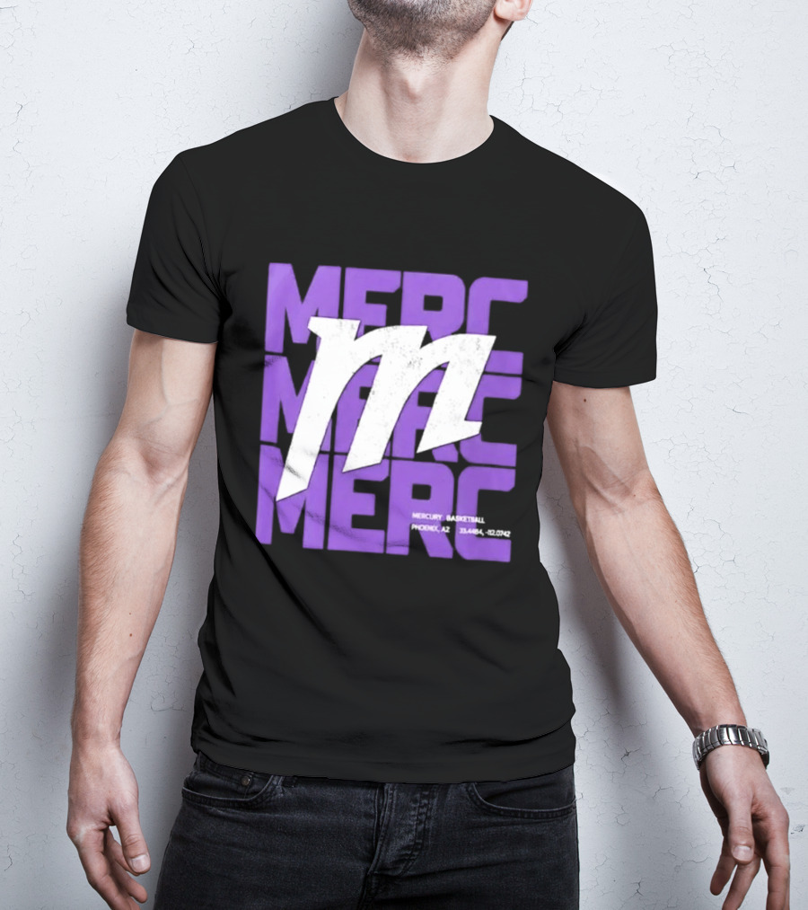 Phoenix Mercury X Factor MERC Basketball Team WNBA Arizona T-Shirt