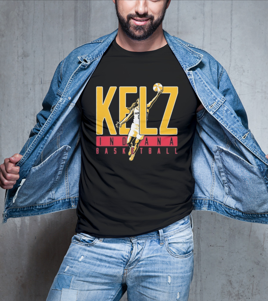 Kelz Indiana Basketball WNBA Player Dunking T-Shirt
