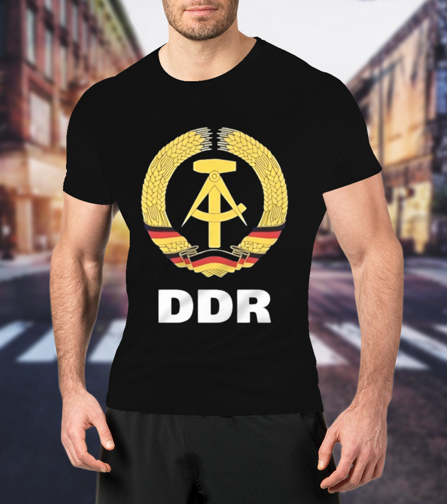 DDR German Democratic Republic Emblem East Germany T-Shirt