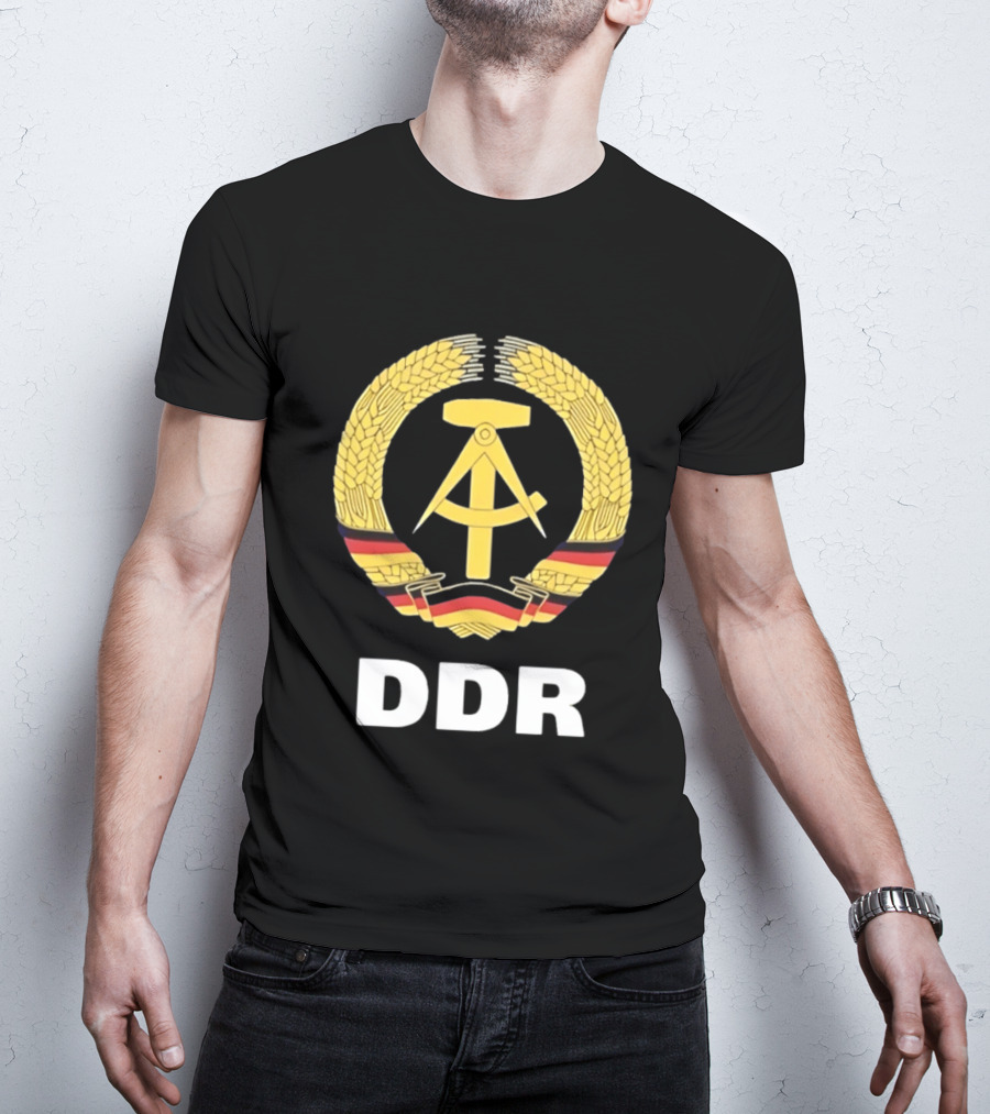DDR German Democratic Republic Emblem East Germany T-Shirt