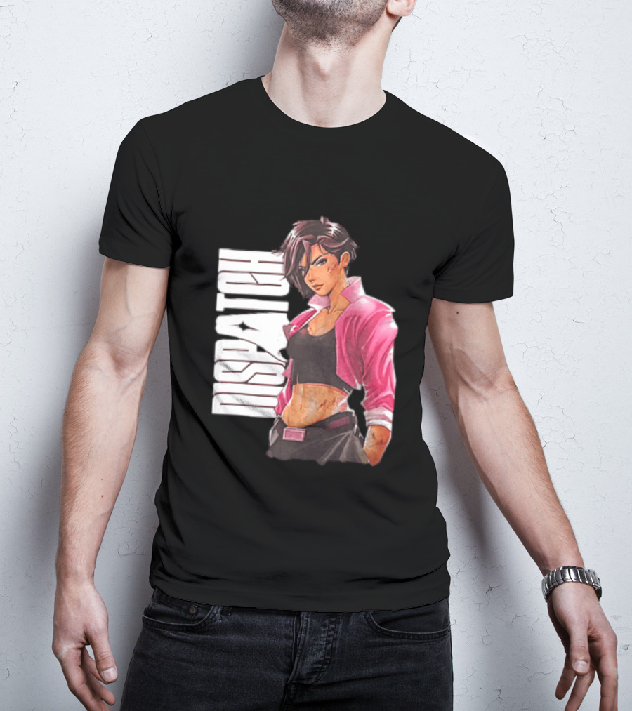 Dispatch Anime Girl Urban Style Two Sided T-Shirt