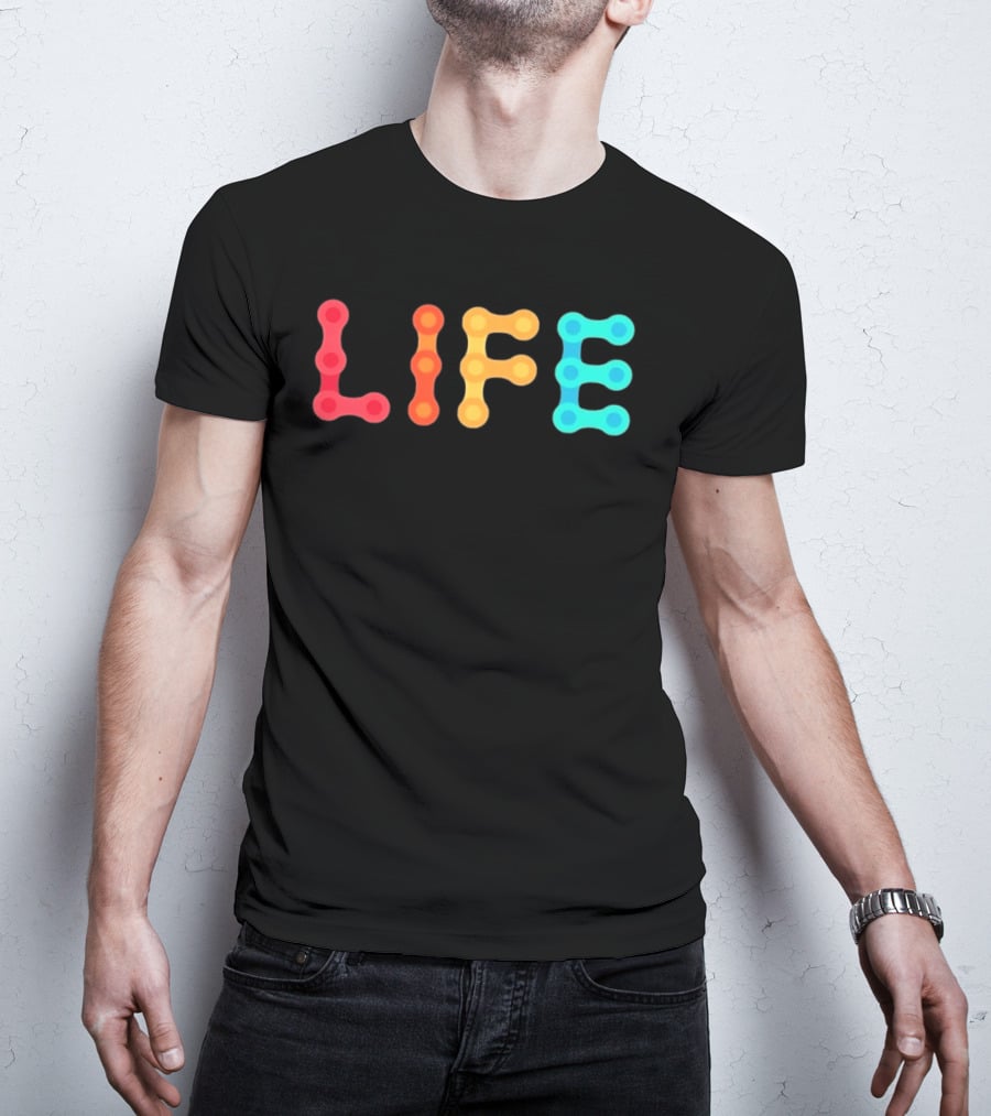 Life Bicycle Chain Cycling Bike Parts T-Shirt