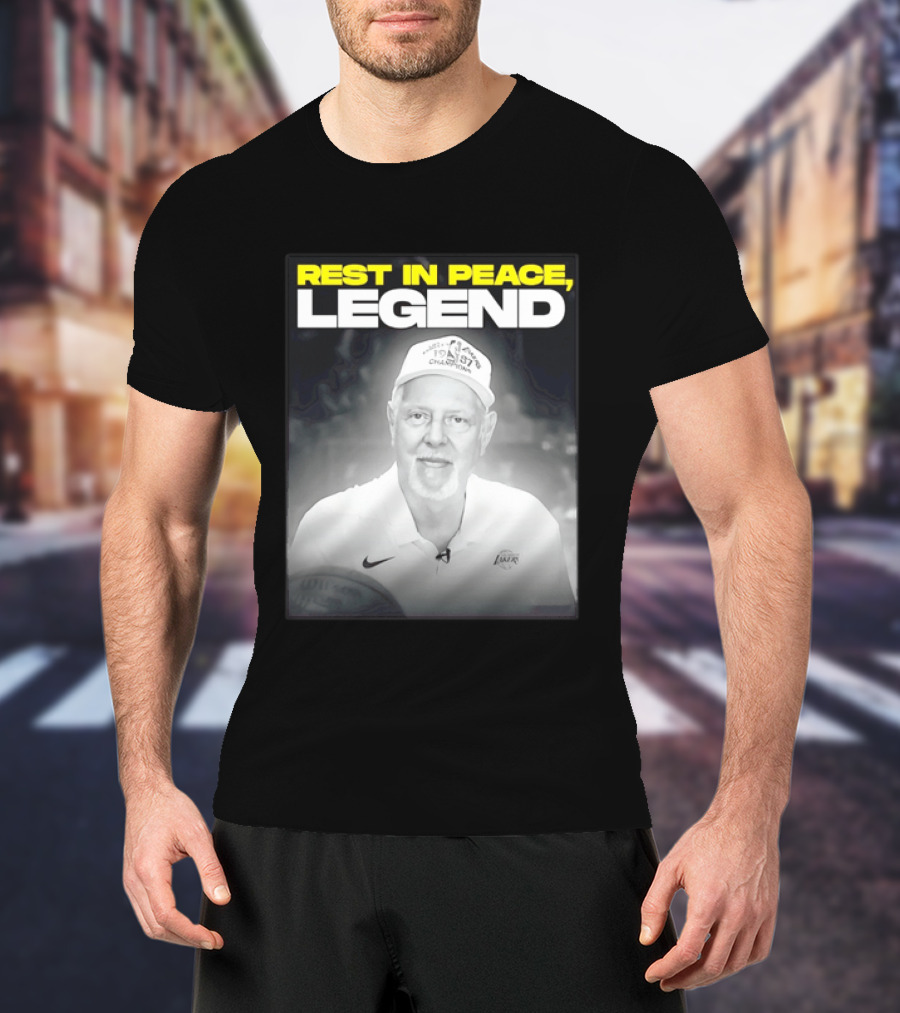 Rest In Peace Legend 1959 Champions Voice Of The Los Angeles Lakers T-Shirt