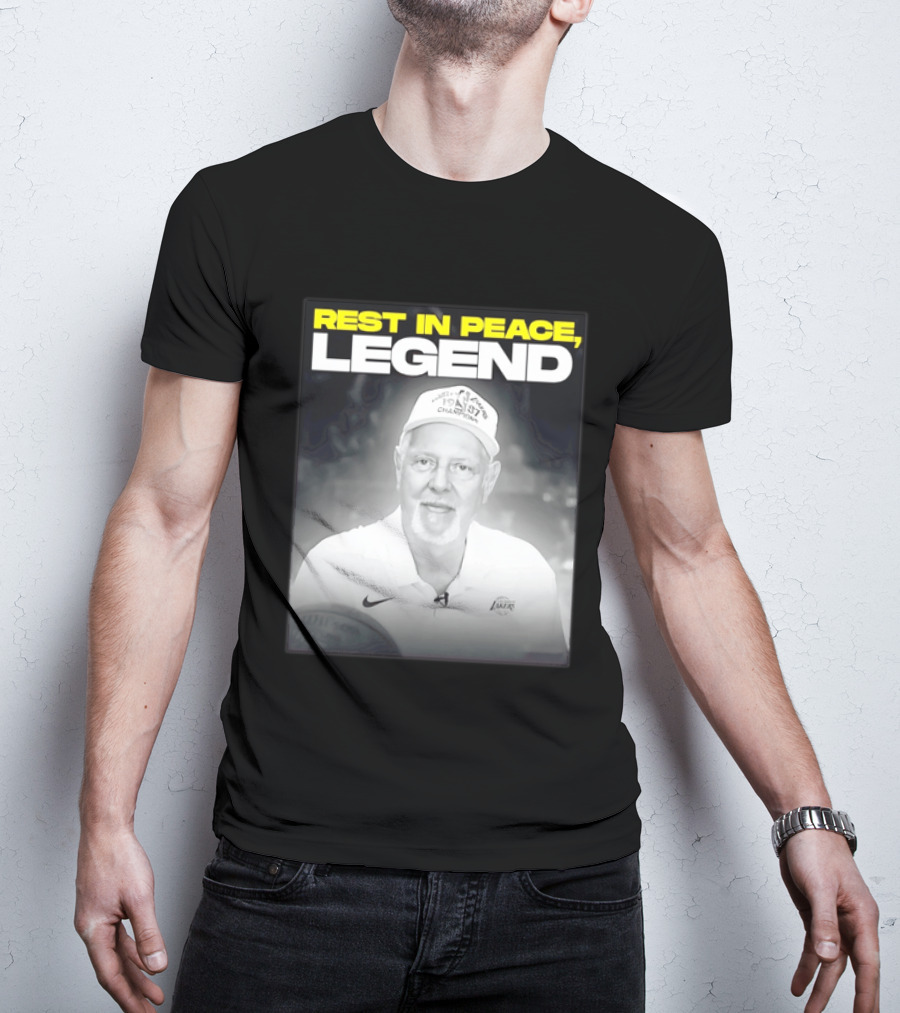 Rest In Peace Legend 1959 Champions Voice Of The Los Angeles Lakers T-Shirt