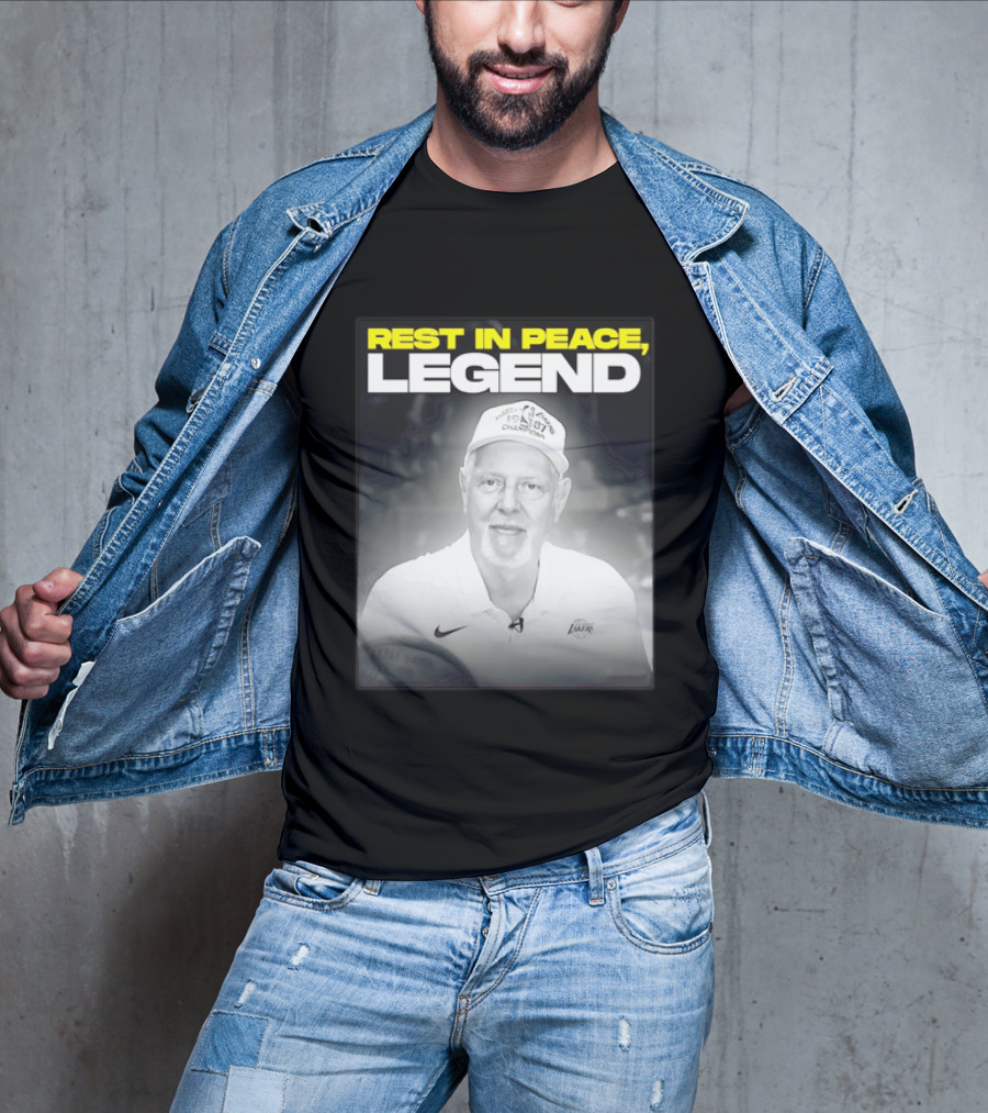 Rest In Peace Legend 1959 Champions Voice Of The Los Angeles Lakers T-Shirt