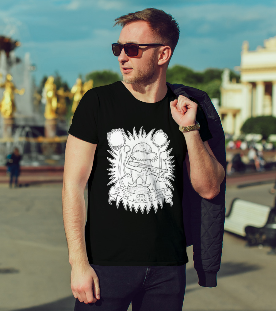 Lorax Shotgun Dr Seuss Trees Mashup T-Shirt