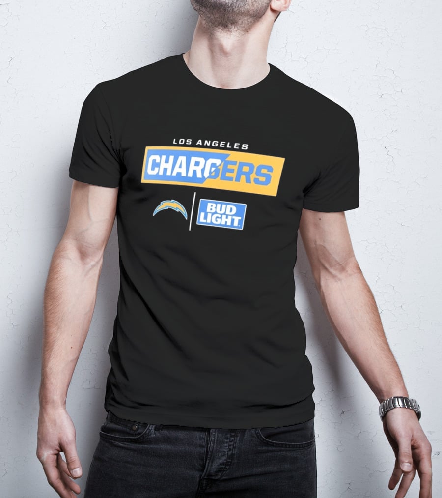 Los Angeles Chargers Bud Light Collaborative Merchandise T-Shirt