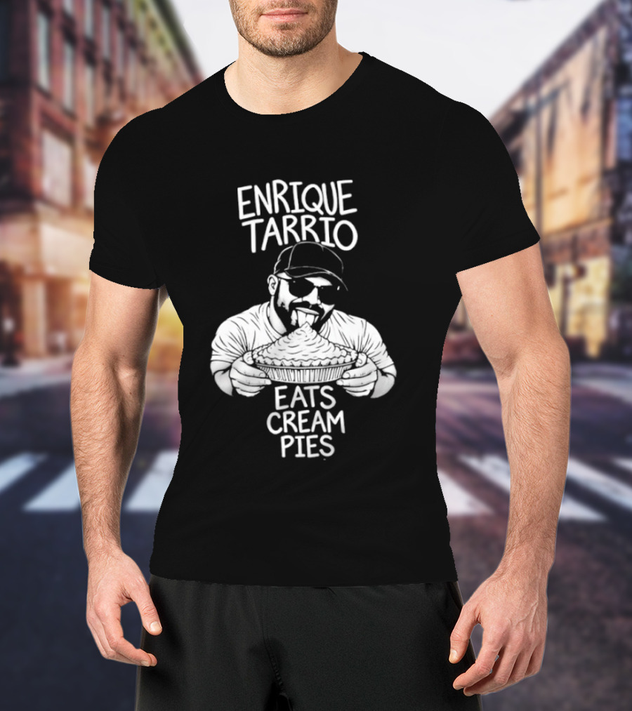 Enrique Tarrio Eats Cream Pies Satire T-Shirt