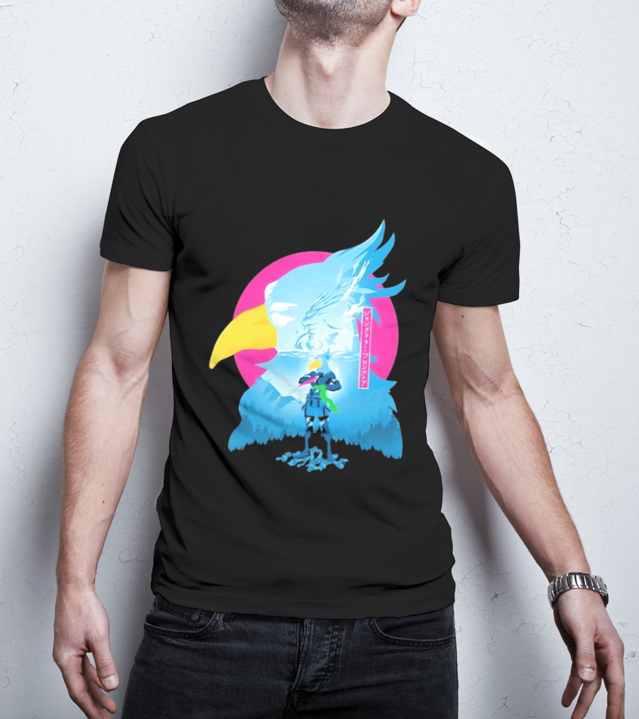 Shangri La Frontier Sunraku Eagle Art Gaming Manga Fantasy T-Shirt