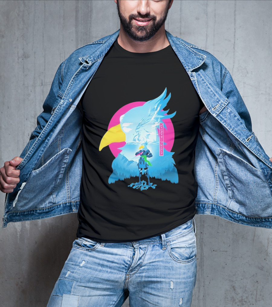 Shangri La Frontier Sunraku Eagle Art Gaming Manga Fantasy T-Shirt