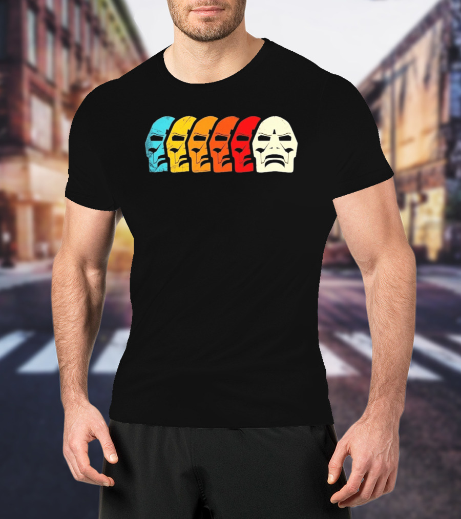 MF Doom Mask Multicolor Hip Hop Rap T-Shirt