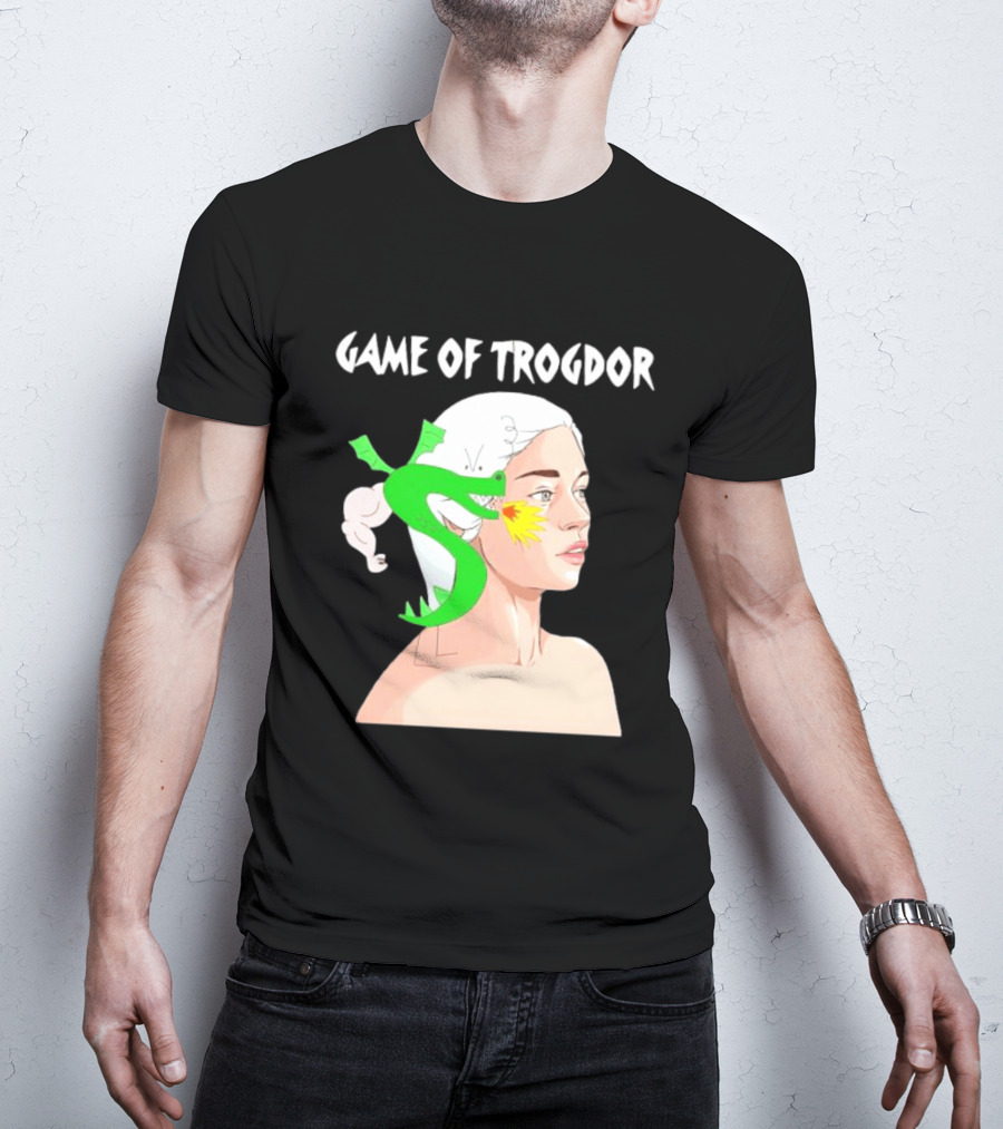 Game Of Trogdor Dragon And Woman T-Shirt