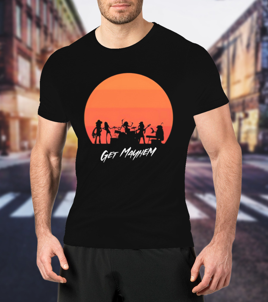 Get Mayhem Band Sunset Concert T-Shirt