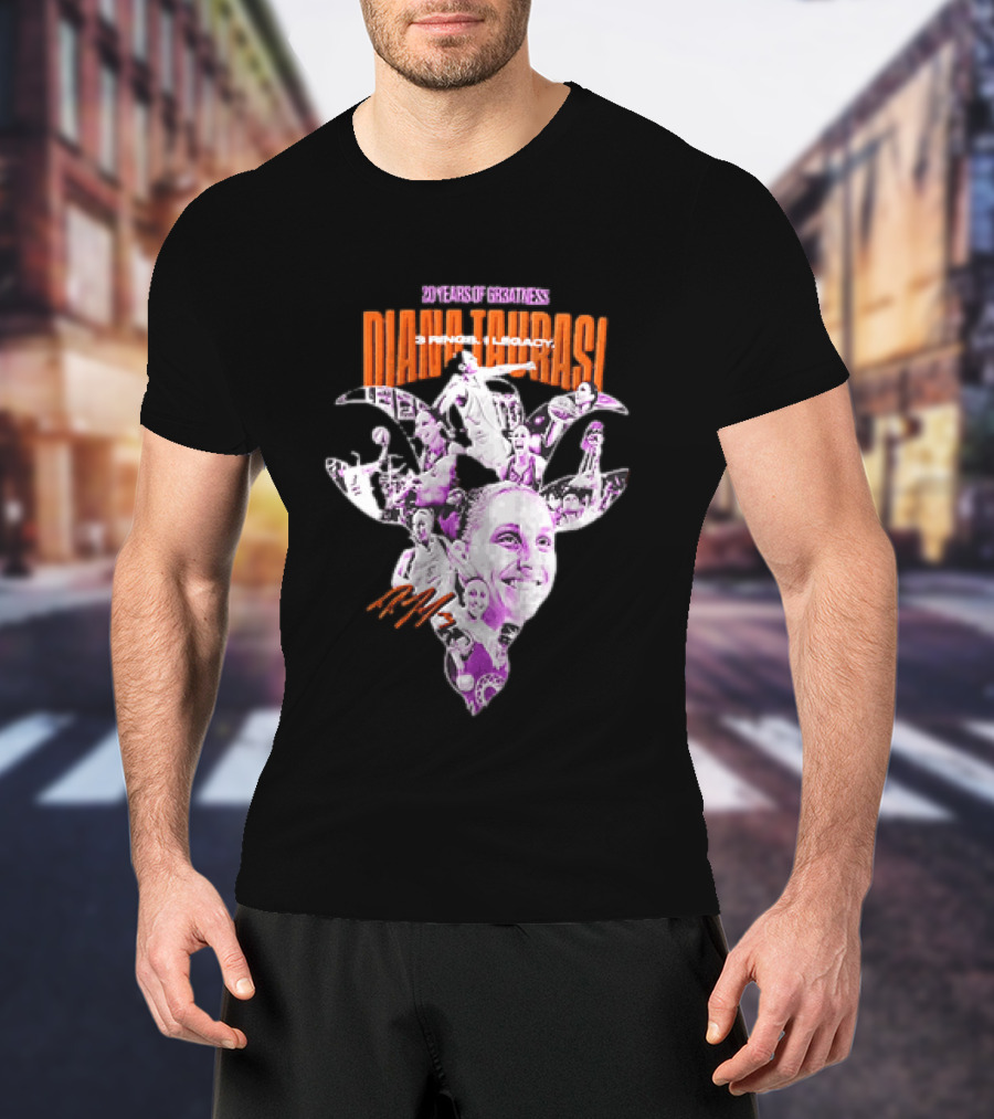 20 Years Of Greatness Diana Taurasi 3 Rings Legacy T-Shirt