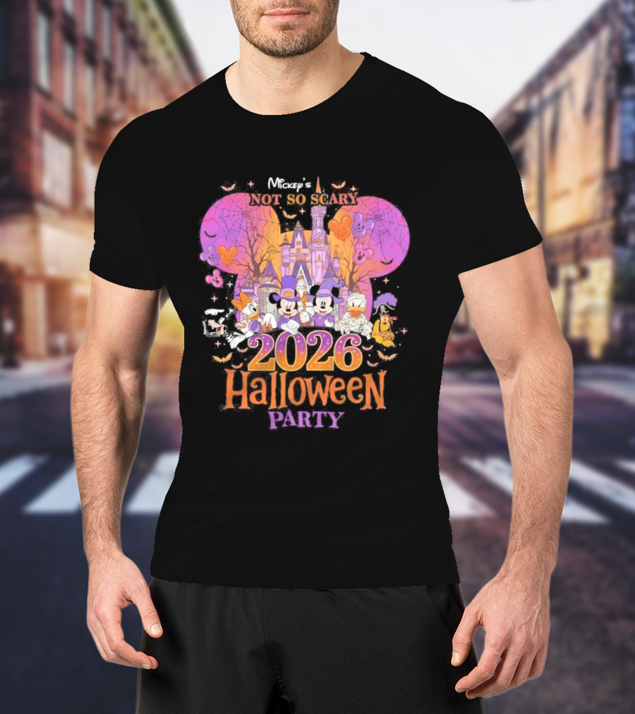 Mickey's Not So Scary 2026 Halloween Party T-Shirt