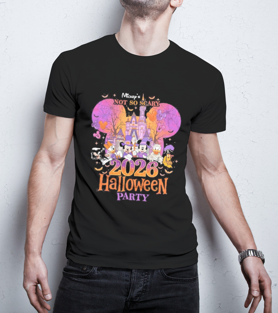 Mickey's Not So Scary 2026 Halloween Party T-Shirt