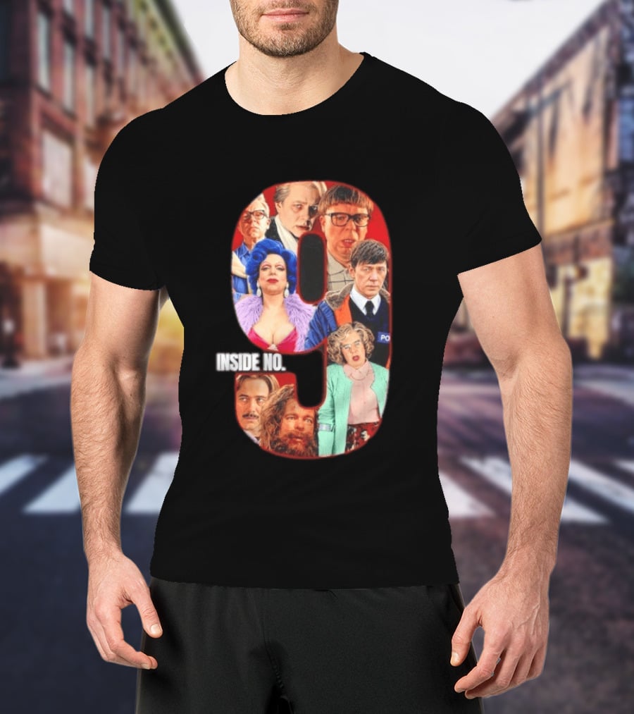 Inside No 9 TV Series Collage Reece Shearsmith Character Compilation T-Shirt