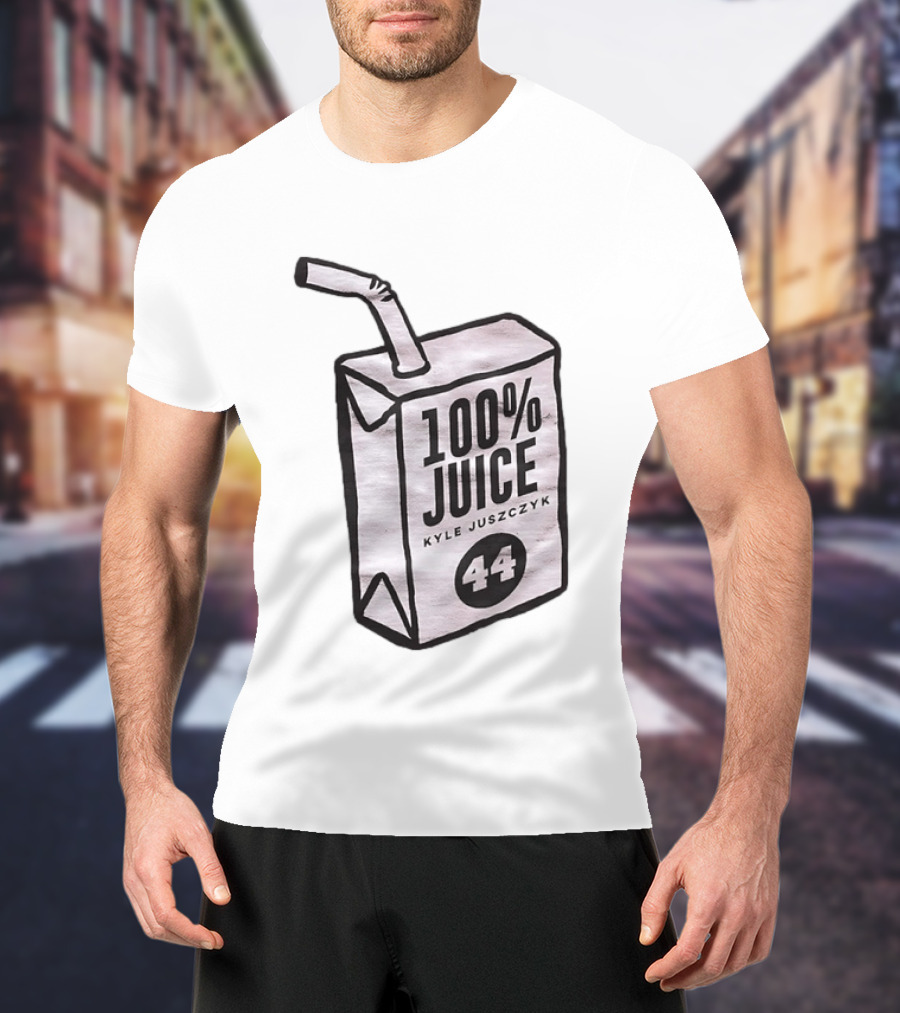 Kyle Juszczyk 100 Percent Juice 44 San Francisco 49ers Carton T-Shirt