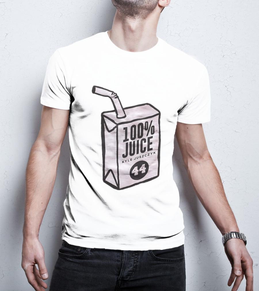 Kyle Juszczyk 100 Percent Juice 44 San Francisco 49ers Carton T-Shirt