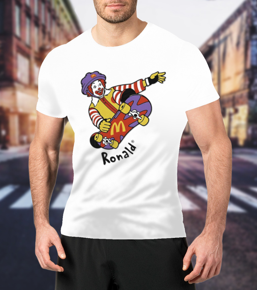 Ronald McDonald Skateboarding McDonald's Fun T-Shirt