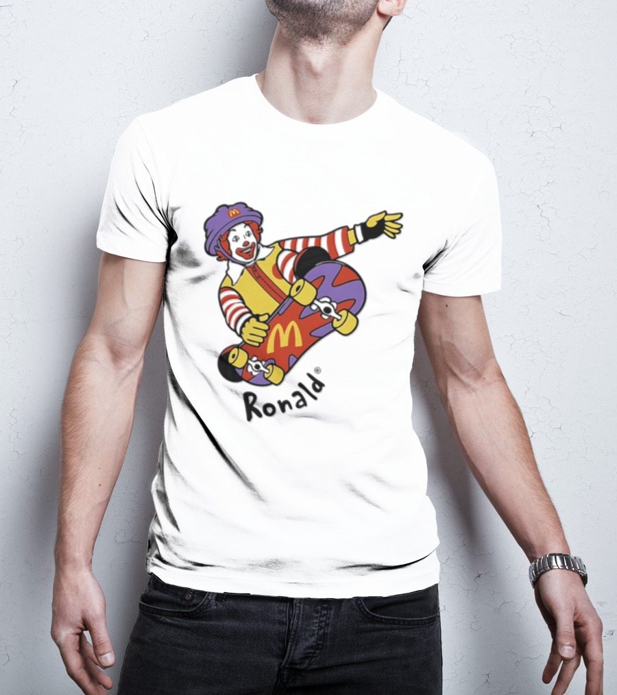 Ronald McDonald Skateboarding McDonald's Fun T-Shirt