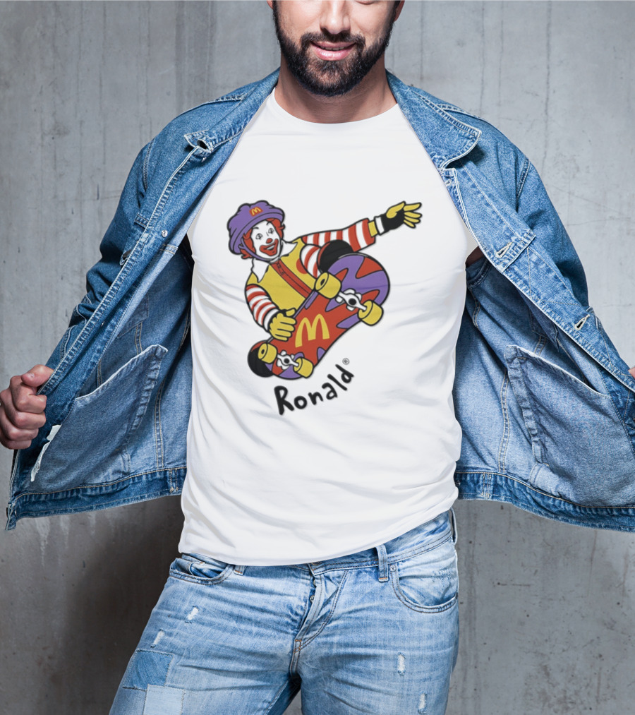 Ronald McDonald Skateboarding McDonald's Fun T-Shirt