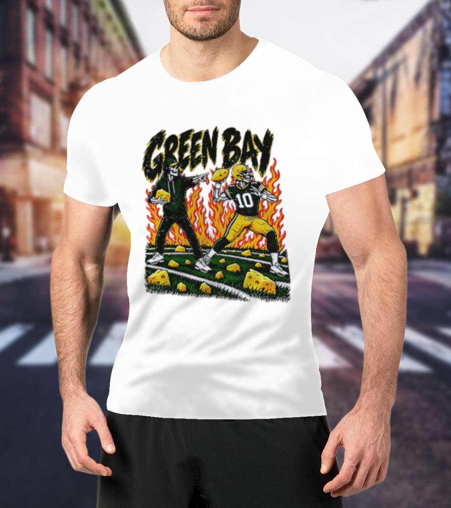 Green Bay Packers Football Skeleton Player Cheeseheads 2026 T-Shirt