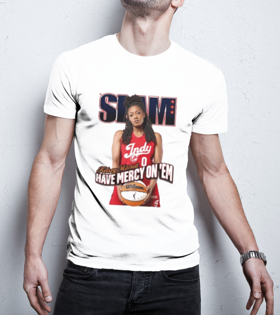 SLAM Indy Kelsey Mitchell Have Mercy On 'Em Basketball T-Shirt