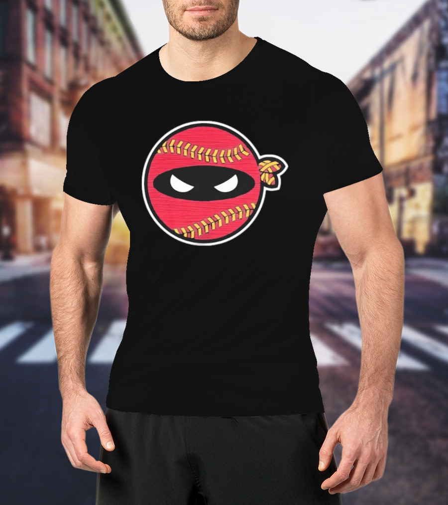 Atlanta Braves Baseball Ninja Face Mask Stitching T-Shirt