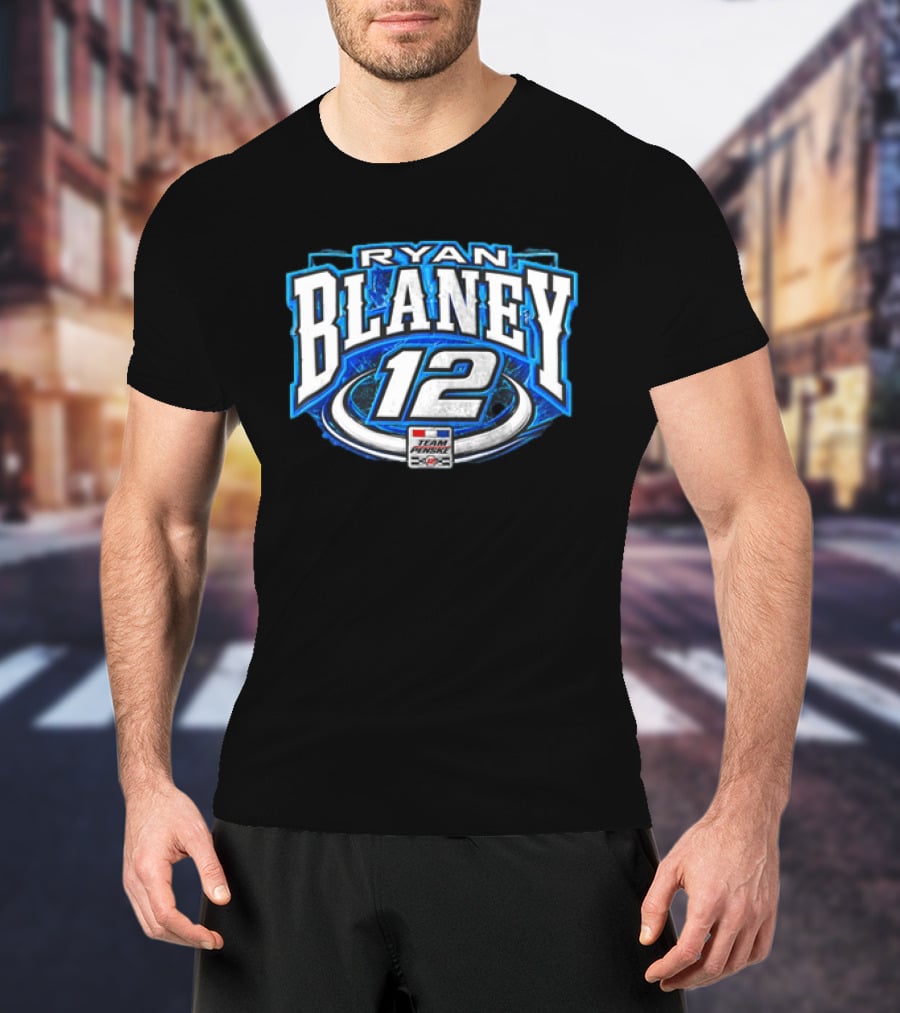Ryan Blaney Team Penske 12 NASCAR Racing Fan T-Shirt