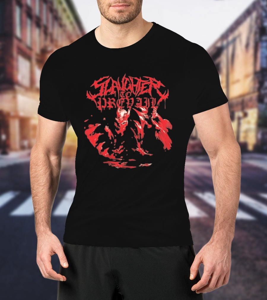 Slaughter To Prevail Demon Deathcore Metal Band Red Inferno T-Shirt