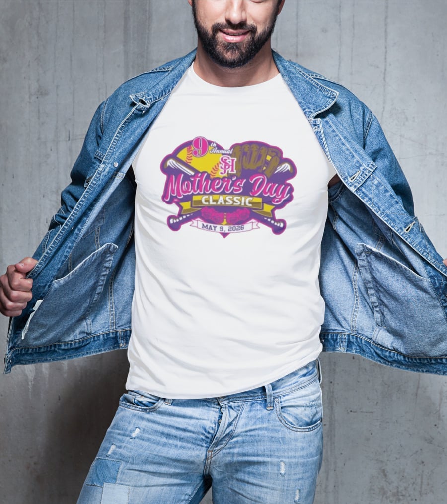 9th Annual SJ Heat Softball Mother's Day Classic May 9 2026 T-Shirt