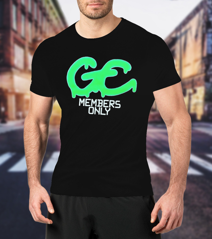 GC Members Only Slime Green Dripping T-Shirt