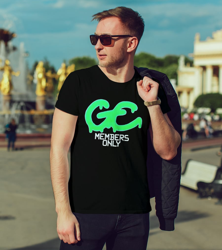GC Members Only Slime Green Dripping T-Shirt
