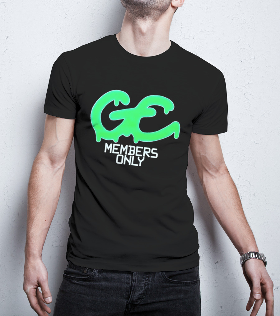 GC Members Only Slime Green Dripping T-Shirt