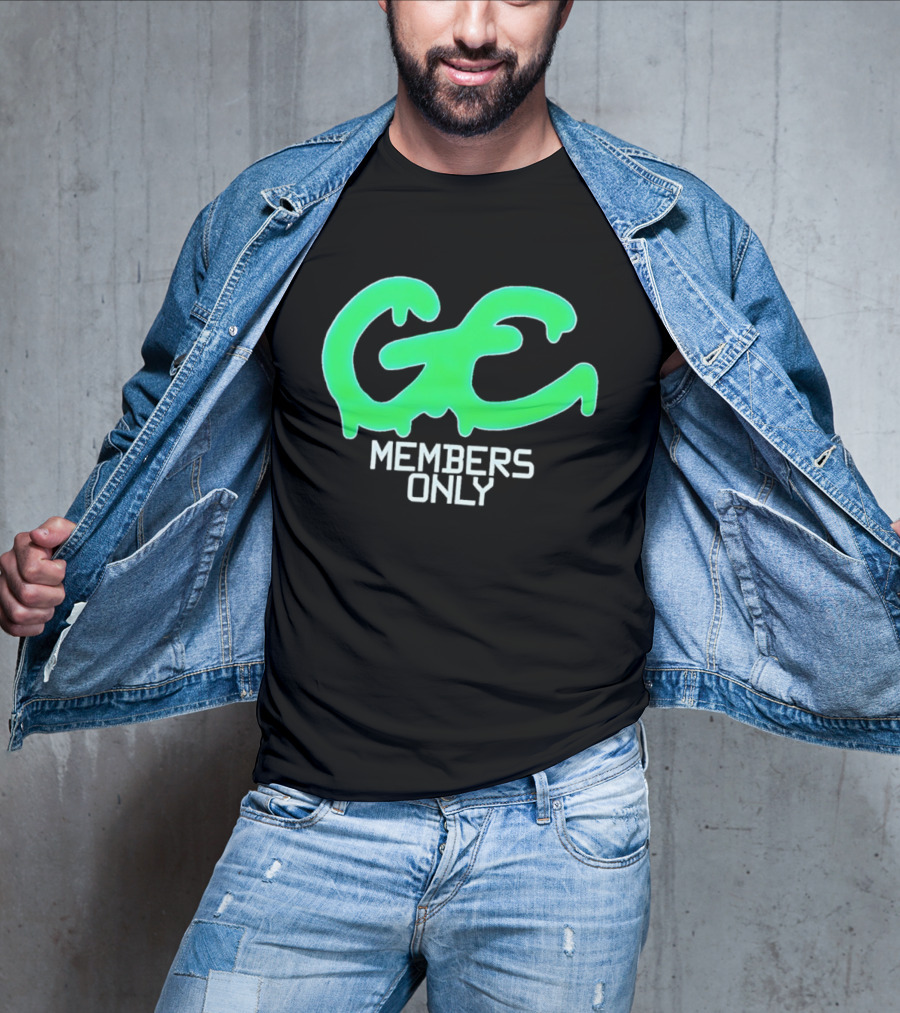 GC Members Only Slime Green Dripping T-Shirt
