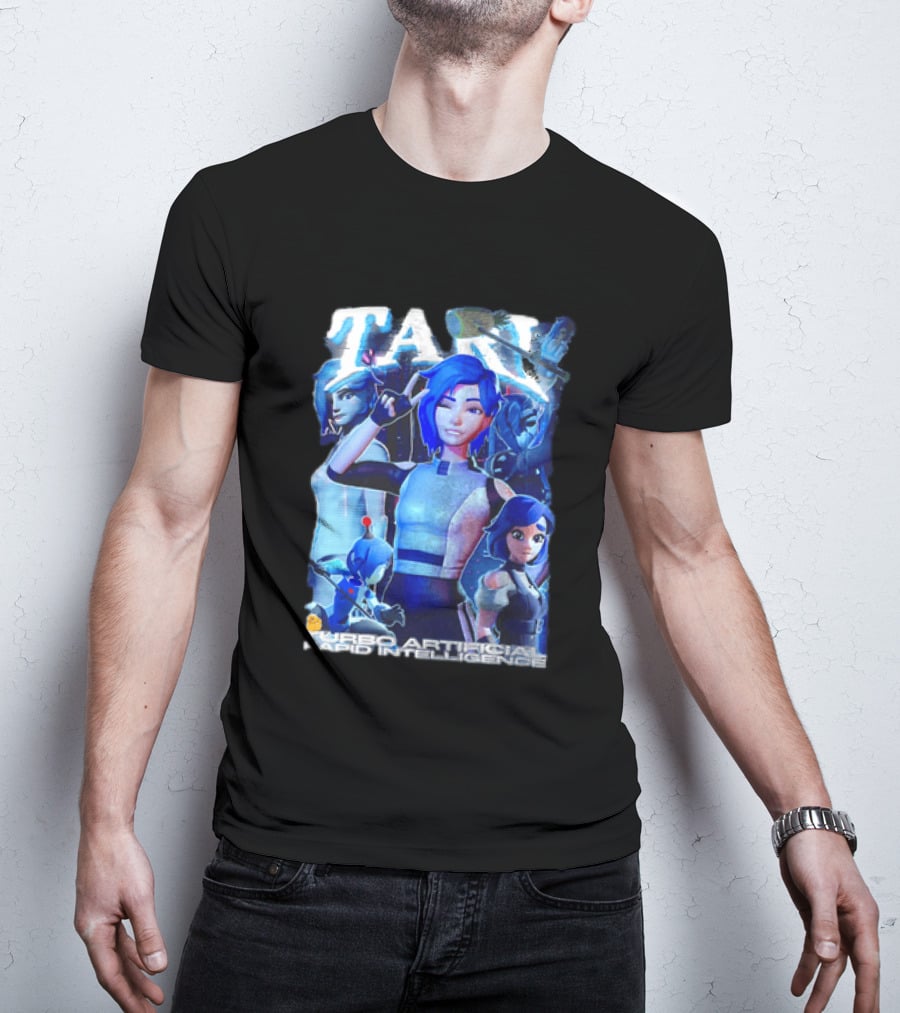 Tari Turbo Artificial Rapid Intelligence Character Montage T-Shirt